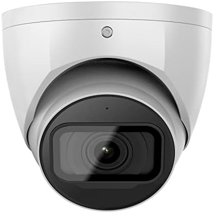 Câmera de segurança de segurança do Vikylin 4MP PoE IP Outdoor Starlight CCTV Turret com áudio, detecção de veículos humanos,