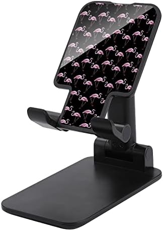 Stand de telefone celular de flamingo rosa suporte dobrável para comprimido Acessórios de comprimidos de berço ajustáveis ​​para mesa