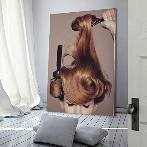 Pôsteres modernos beleza parede de parede de parede decorativa pôsteres de cabeleireiro pôsteres de salão de cabeleireiro para
