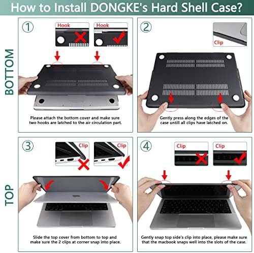 Dongke Compatível com MacBook Pro 14 polegadas CASO 2023 2022 2021 M2 A2779 M1 A244 2 PRO/MAX, PLÁSTICO CHELL HARD COM TAPE TACLADO