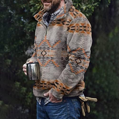 Moda de lâmpada de suéter masculino, com botões de bolsos astecadores de suéteres de suétera zíper de zíper em V para homens