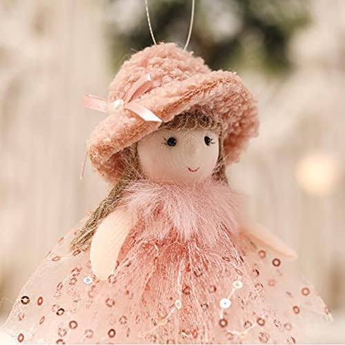 Chave de lágrima vintage Chandelier Crystals Festival Presente Pingente de Yarn Salão Angel Girl Children Boneca Boneca Cute Ball Ornamento