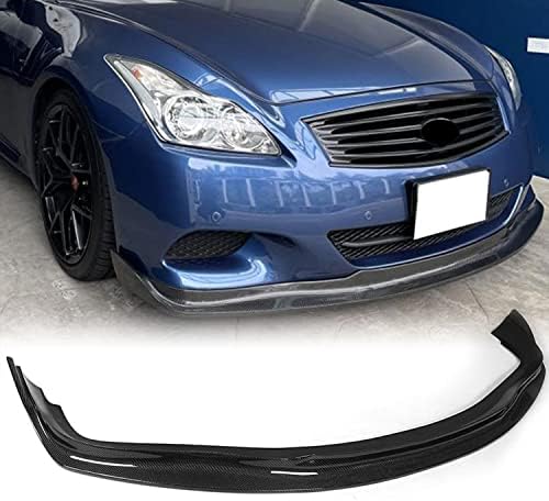 McARCAR KIT FIBRO DE FIBRA DE CARBONA LIPANTE FRONTO PARA INFINITI G37 CUPE NÃO IPL 2009-2013 Spoiler frontal Protetor Protector