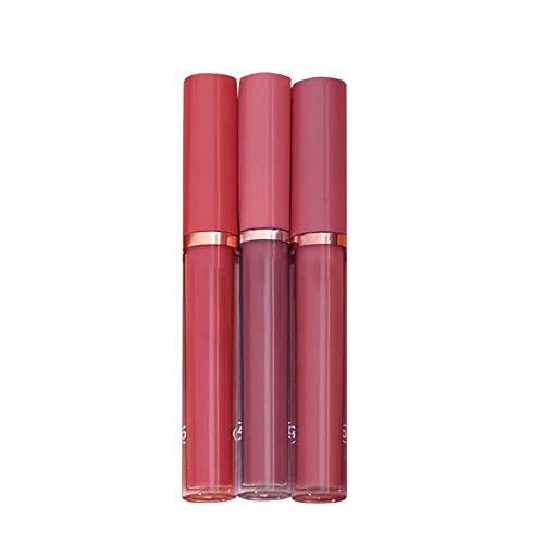 Xiahium Lip Bumper Gloss Mattes Glazes Lipstick Conjunto de batom sem bastão Lipstick Lustra Lábios duráveis ​​à prova