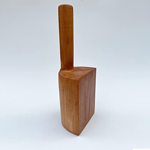 Ferramentas de Makemake | Martelo de argila de madeira feita à mão 20oz | Mallet de ceramista | Martelo de cerâmica