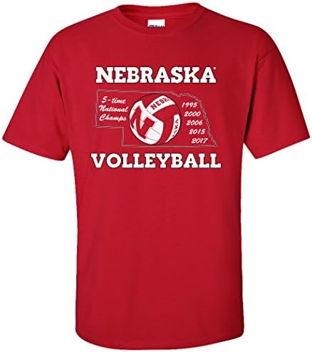 Cornborn Huskers Tees - camisetas de vôlei de Nebraska