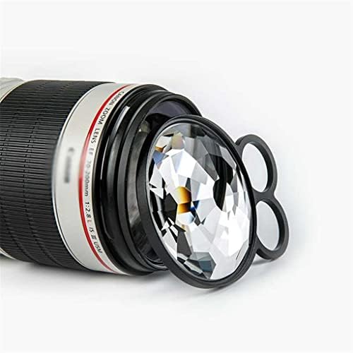 LDCHNH Rotativo Handheld Kaleidoscope Câmera Filtro Acessórios fotográficos PRISM adequado para lente de 46 ~ 72 mm