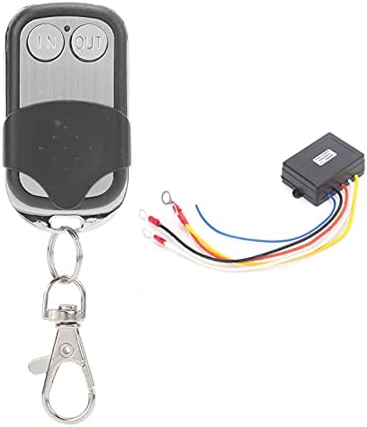 Kit de guincho de controle remoto CAMRUSIC 12V WINCH WIRECH REMOTE SOPT 434MHz 50 pés de longo alcance anti-interferência para