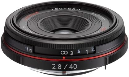 Pentax K-Mount HD DA 40mm f/2,8 40-40mm lente fixa para câmeras Pentax KAF