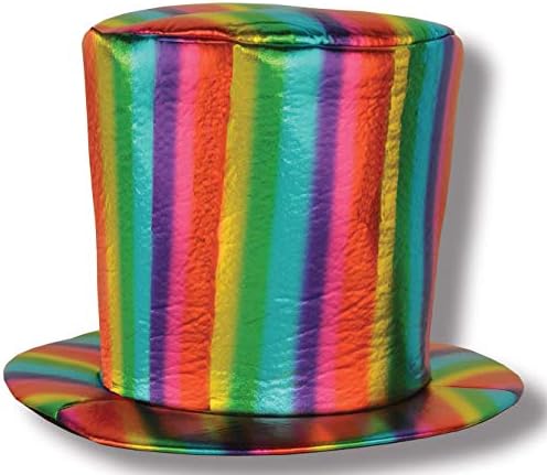 Beistle 66029 Chapéu de arco -íris, tamanho único, multicolorido