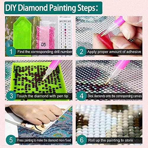Kit de pintura de diamante 5D YSCOLOR 5D para adultos Summer Lemon DIY Full Round Drill Art Paint by Numbers Diamond