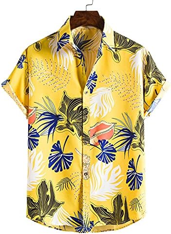 Camisa havaiana para homens, mensagens de verão de verão, camiseta de camisa impressa, camisetas de praia soltas, blusas