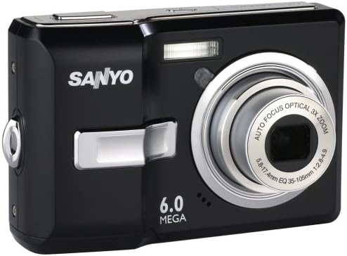 Câmera digital Sanyo S650 6MP com zoom óptico 3x