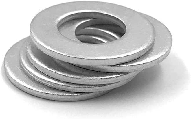 10/30/50pcs Alumínio de alumínio Lavadora de junta lisa e parafuso selo de anel de metal M4 m5 m8 m8 m10 m12 m14 m16 m18