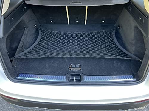 Floor Style Automotive Elastic Trunk Mesh Cargo Net para Mercedes-Benz GLC -2022- Organizadores de troncos premium e armazenamento-