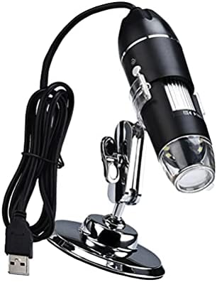 Ligma do bolso Kisangel 1600x Microscópio Digital USB Câmera de ampliação com suporte de metal de alta definição para crianças