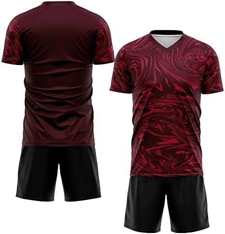 Camisetas de futebol personalizadas para crianças adultos camisetas personalizadas de futebol com o nome do nome da equipe