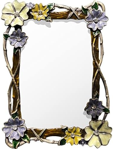 Espelho retrô de wodmb espelho espelho de mesa de mesa espelho espelho de mesa de mesa de um lado de um lado 7 polegadas de 7 polegadas