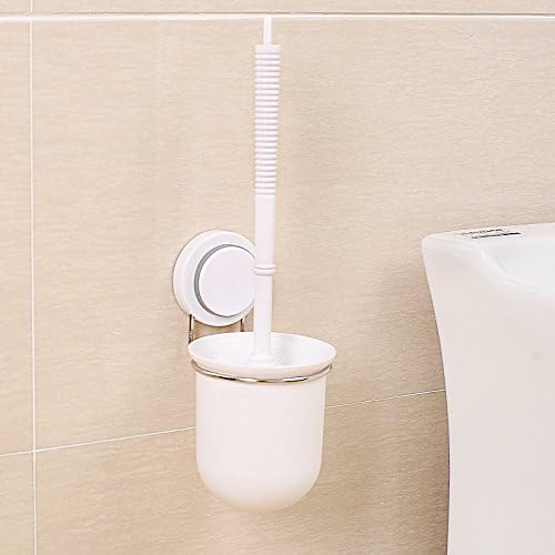 Copa de sucção montada na parede 304 Aconteiro de aço inoxidável Pincel de escova de vaso sanitário pincel de limpeza do banheiro