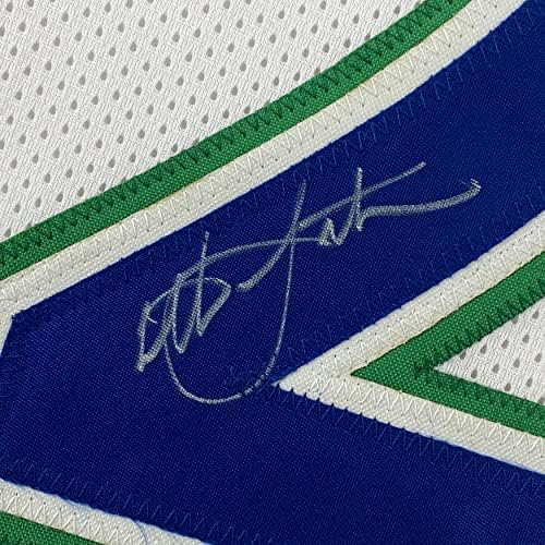Christian Laettner Autografado/Assinado Jersey White Basketball PSA/DNA COA