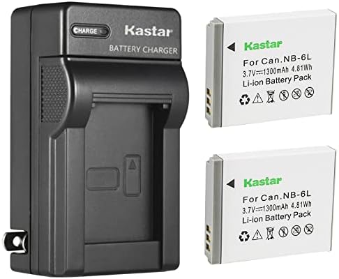 Substituição do carregador de bateria da parede Kastar AC para Minolta MND20 44 MP / 2.7K Ultra HD Digital Camera