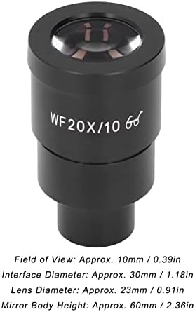 Microscopos Olhepiece High Refrative Índice de Refração de 30mm Microscópio Lens Acessório Vidro óptico para substituição