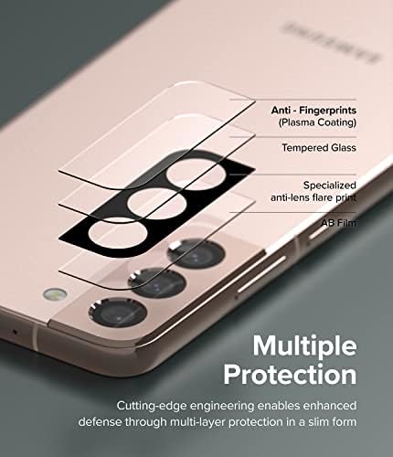 Ringke Camera Protector Glass [3 pacote] Compatível com Samsung Galaxy S22 / S22 Plus, Protetor de tela da lente de câmera de