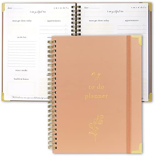 Simplificado para fazer notebook Planner List - organize facilmente suas tarefas diárias e aumente a produtividade