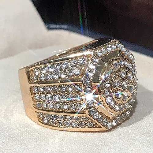 Casamento e anéis de noivado Moda Moda exclusiva do ringue de homens adolescentes jóias personalizadas de diamante anel de