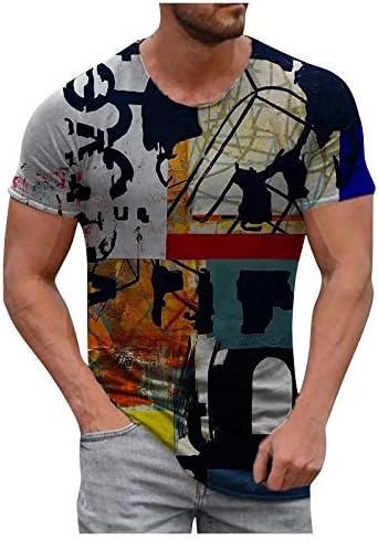 Unissex realista 3D Swirl Print Top Novelty Graphic Cool Funny Hip Hop Camisa