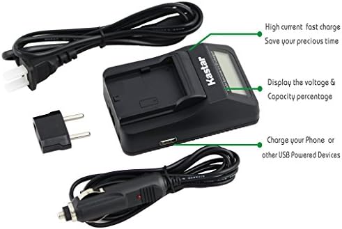 KASTAR FAST CHARGER + BATERIA PARA FUJIFILM NP-95 & FINEPIX F30, Finepix F31FD, Finepix Real 3D W1, Finepix X30,