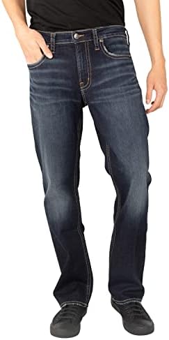 Silver Jeans Co. Zac masculino Relaxed Fit Legal Jean - Legacy