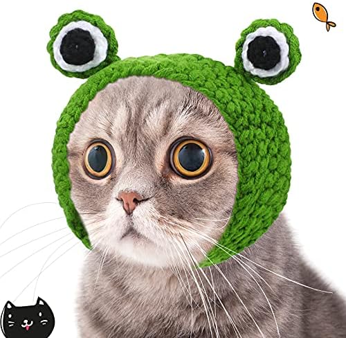 5 PCs Catamento de gato fantasia adorável, chapéu de coelho com orelhas engraçadas de gato para gatos e cães pequenos gatinhos filho