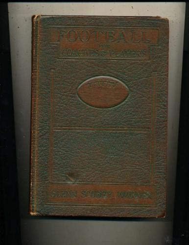 Glenn Pop Warner assinou o livro de 1927 futebol para treinadores PSA/DNA - itens diversos autografados da NFL