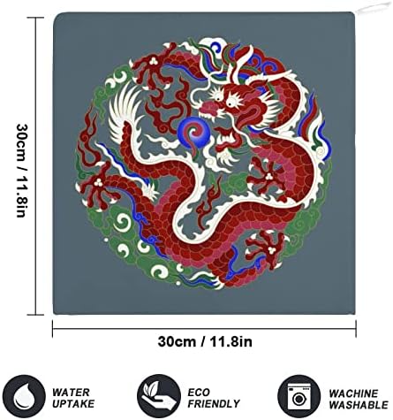 Toalha de mão da mão toalha chinesa Toalhas de mão toalha de prato Design de cordão para esportes de cozinha de banheiro