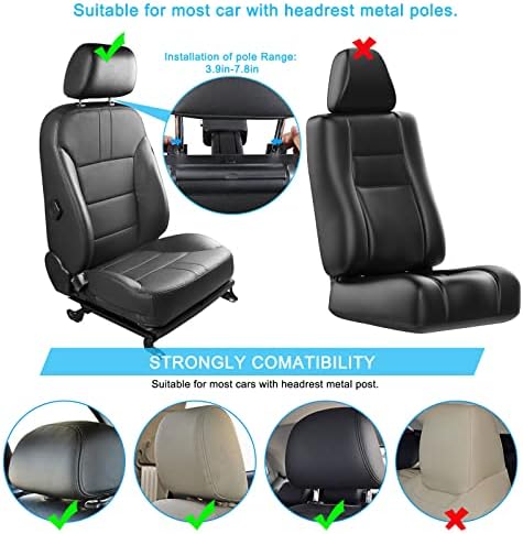 CheanQuan Ajustável travesseiro de travesseiro de pescoço de carro travesseiros de suporte para o assento do motorista