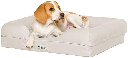 Petfusion Ultimate Dog Bed, espuma de memória ortopédica, múltiplos tamanhos/cores, travesseiro de firmeza média, revestimento