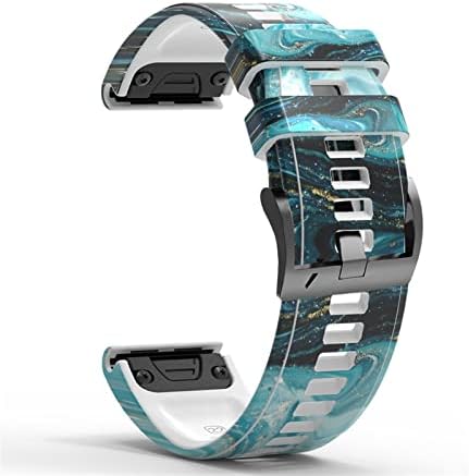 Correias de pulseira sdutio para Garmin Fenix ​​5 5x mais 6 6x Pro 935 945 3HR Smart Watch Printing Sports Silicone Watchband S Liberação rápida