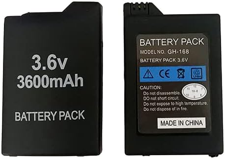 3600mAh 3,6V Bateria recarregável de bateria de lítio Bateria de substituição de íons para Sony PSP 2000/3000 PSP-S110 Console
