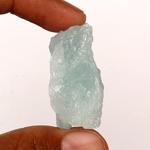 GemHub 112.05 CT Cristal natural Aqua Sky Sky Aquamarine Pedra precada em gemas soltas para cura, ioga, meditação e outros