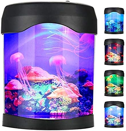 Lâmpadas de água -viva USB YPCOO, tanques de aquário elétrico Luzes noturnas do oceano LED LIDULAS DE HOMEFOR DE HOMEGEM
