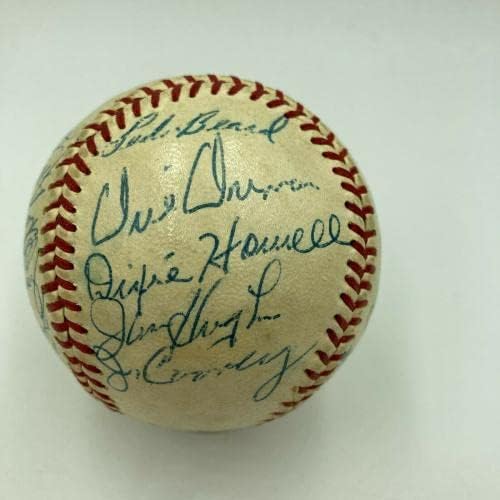 1954 A equipe de Chicago White Sox assinou beisebol autografado com Nellie Fox - Bolalls autografados