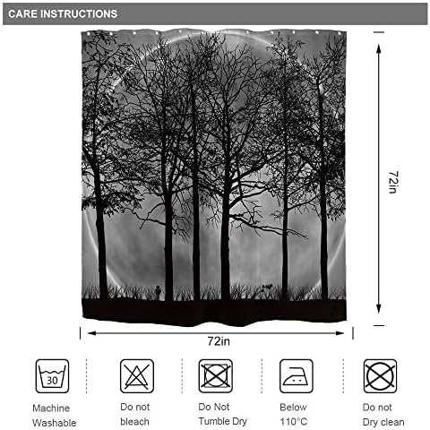 RIYIDECOR MEN MENES MESTO FLORESTA CORMA DE CURTA DE FLORESTA PARA BAVERNO 72WX72H INCLEME