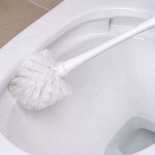 escova de vaso sanitário de hanxiaoyishop pincel de alça longa com escova de banheiro de suporte de base