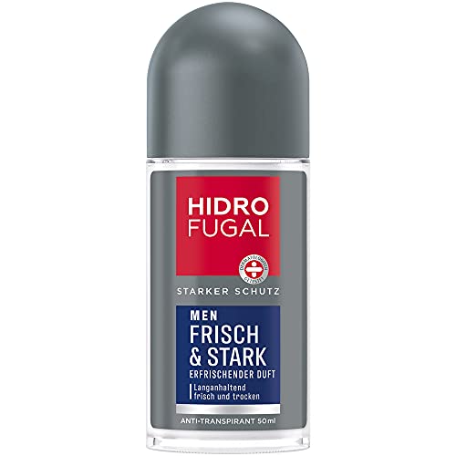 Hidrofugal Men Fresh & Stark Roll-on, forte proteção antitranspirante com fragrância refrescante, desodorante para homens