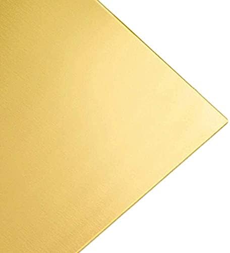 Placa de chapas de cobre de Yuesfz, para arte de metal de suprimentos da indústria, artesanato, circuitos de papel, reparos elétricos, folha de cobre de placa de bronze aterramento