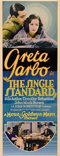 O único pôster de filme de inserção original de uma única condição de muito bom estado Greta Garbo Johnny Mack Brown Nils Asther, dirigido por John S. Robertson