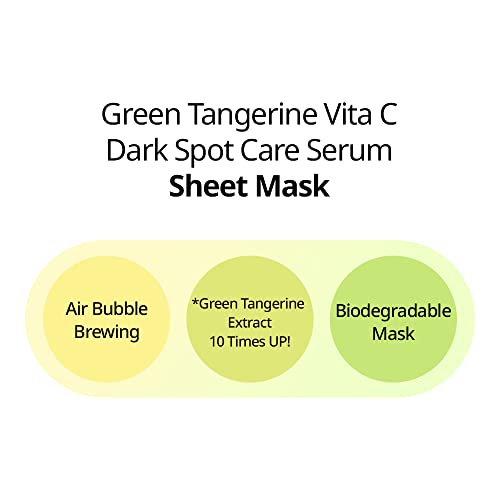 Tangerina verde boa máscara de vitamina C)