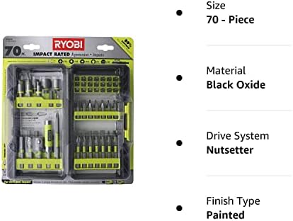 Ryobi - AR2040 - Kit de condução nominal de impacto - 70 peças