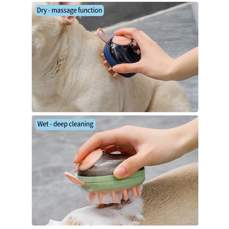 Crush de banho de gato e cachorro, pincel de massagem para animais de estimação para cabelos flutuantes pode ser instalada